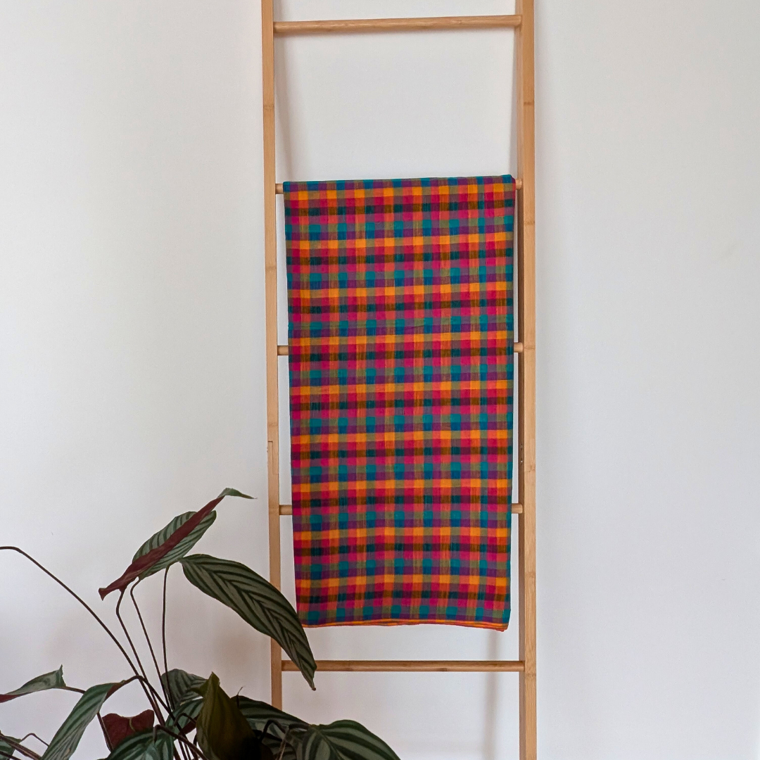 Small colourful south Indian checks