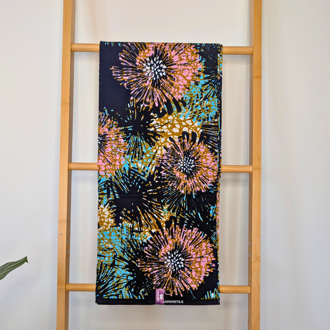 Floral fireworks East African Kitenge