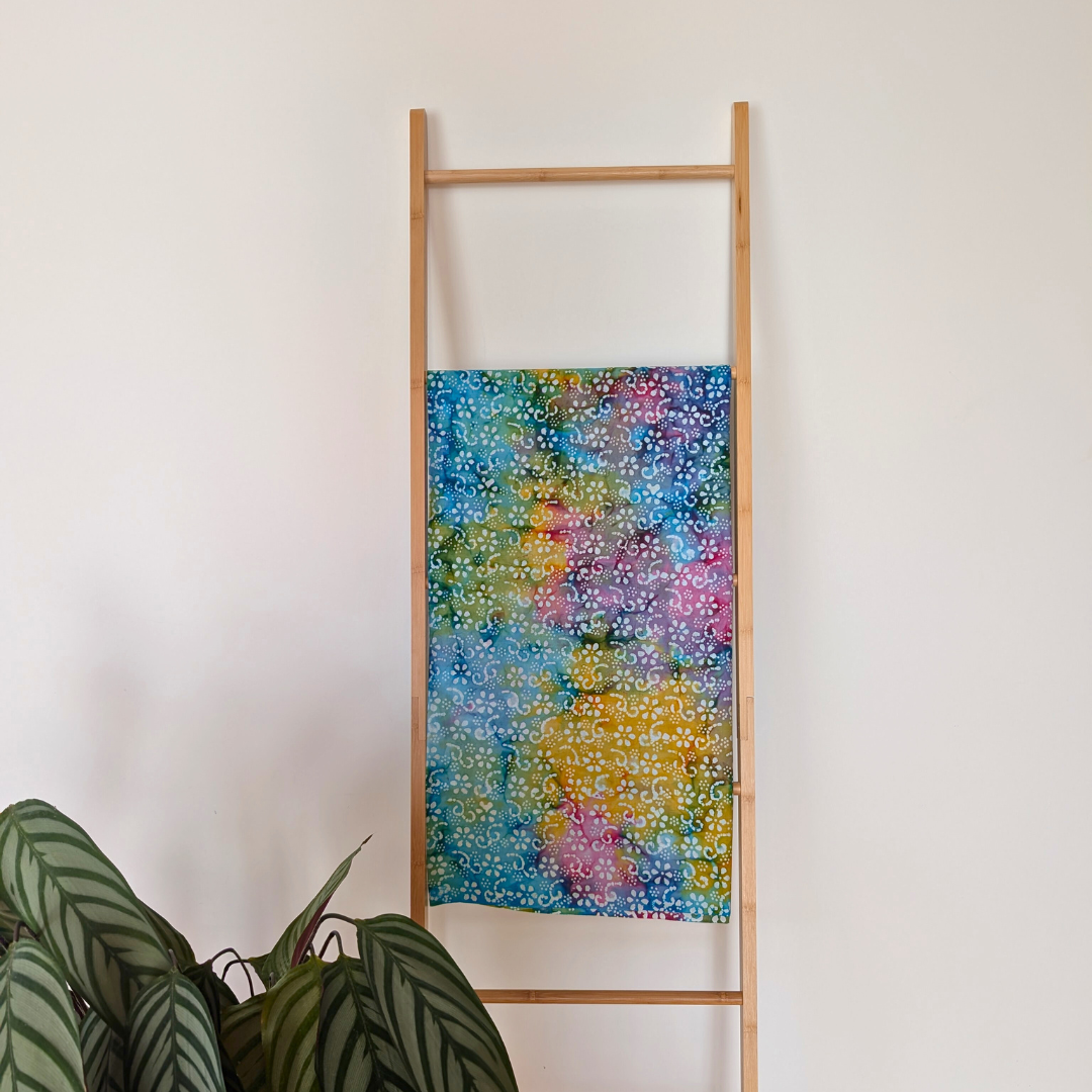 Hippy flower batik