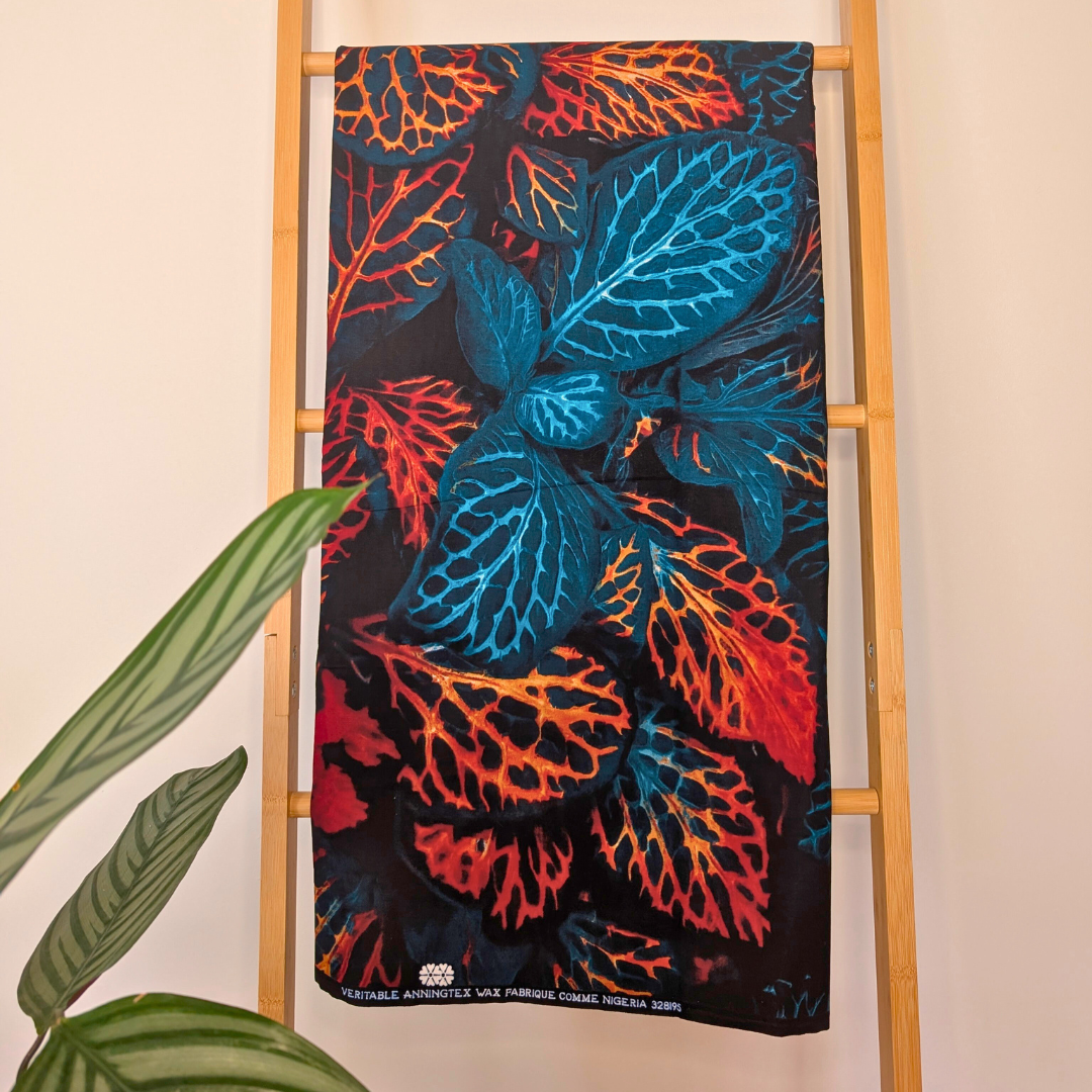 Vivid leaves East African Kitenge