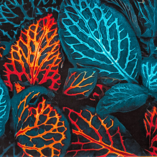 Vivid leaves East African Kitenge