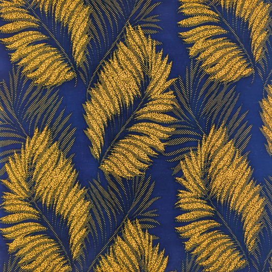 Golden leaves East African Kitenge