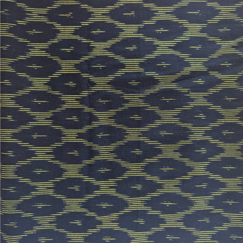 Deep black woven ikat