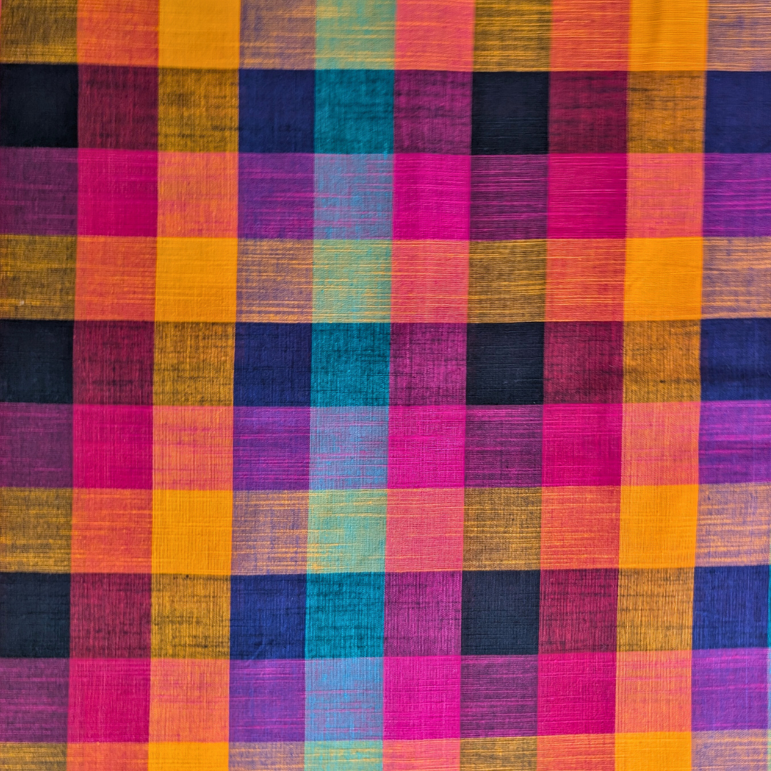 High contrast South Indian checks