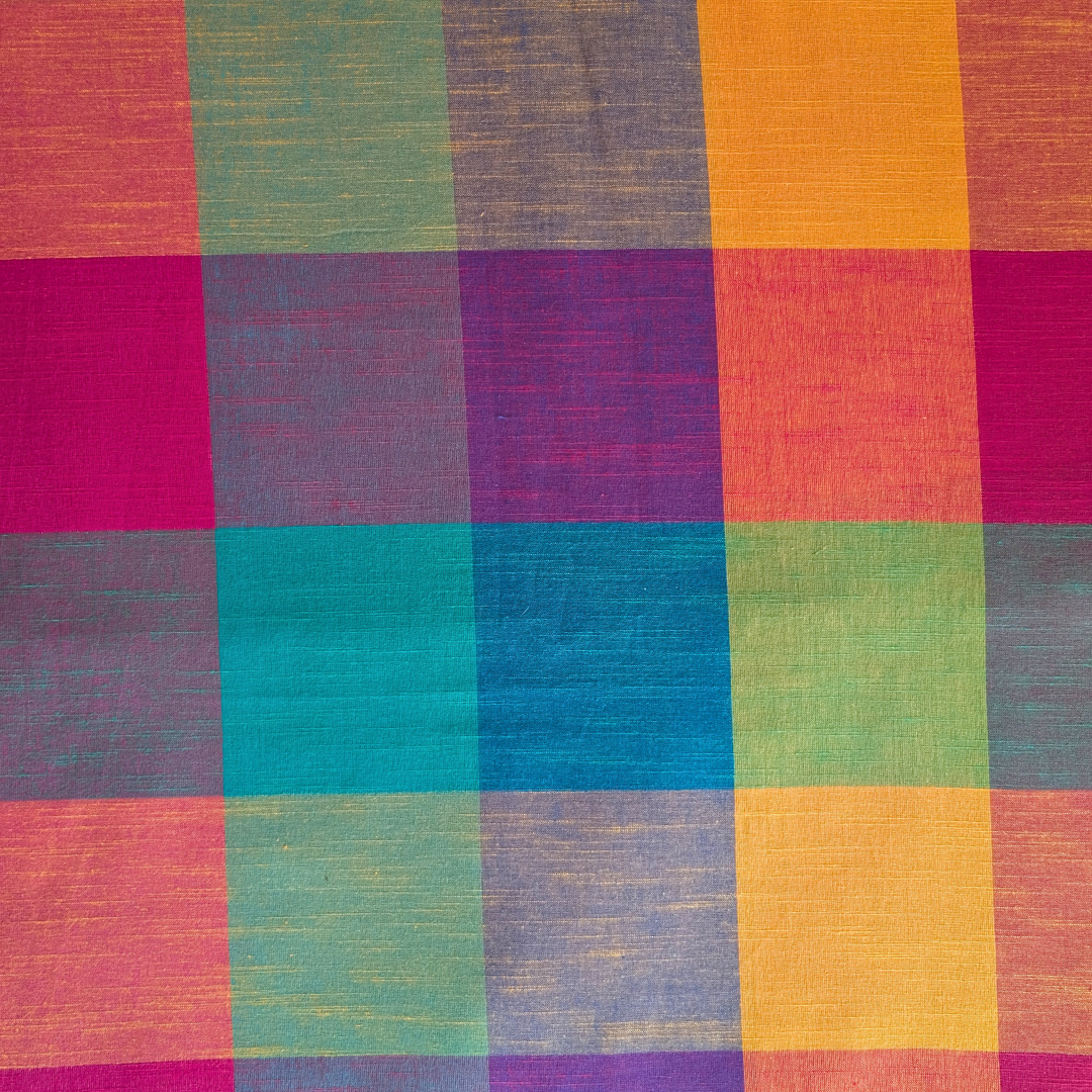 Large colourful south Indian checks