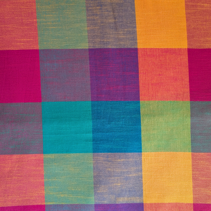 Large colourful south Indian checks