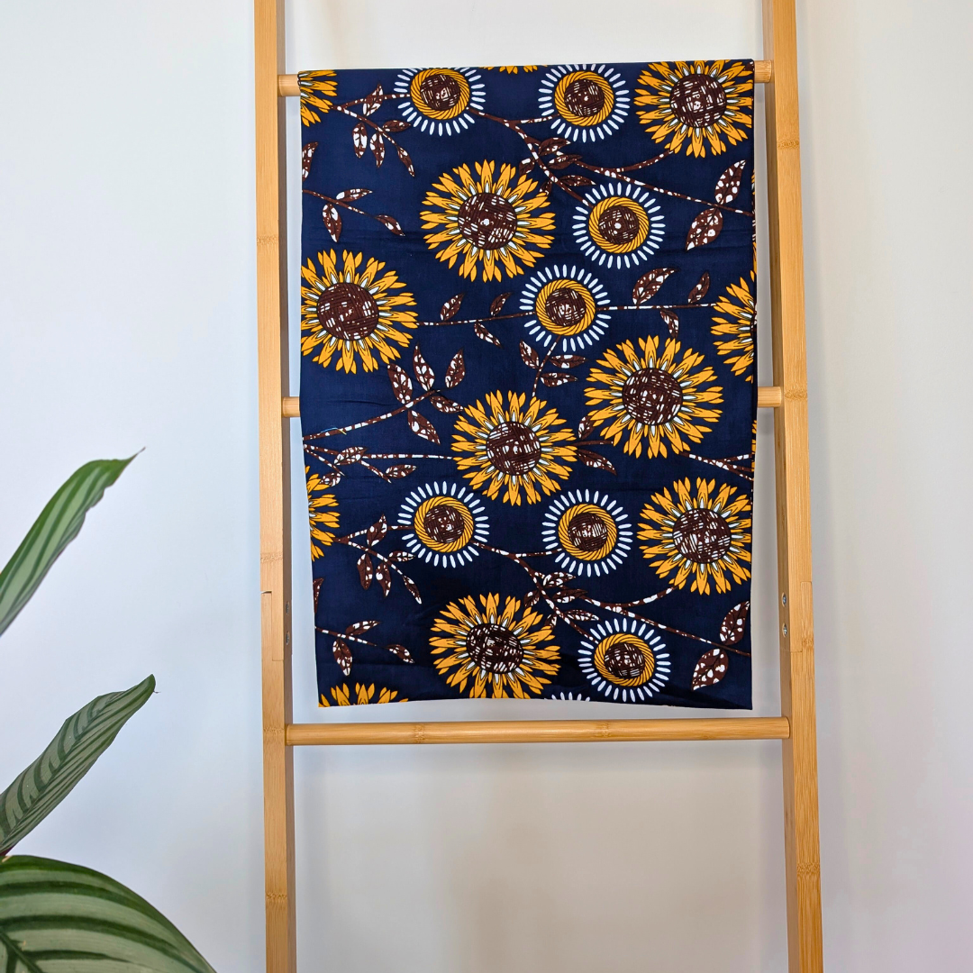 Sunflower bloom East African Kitenge