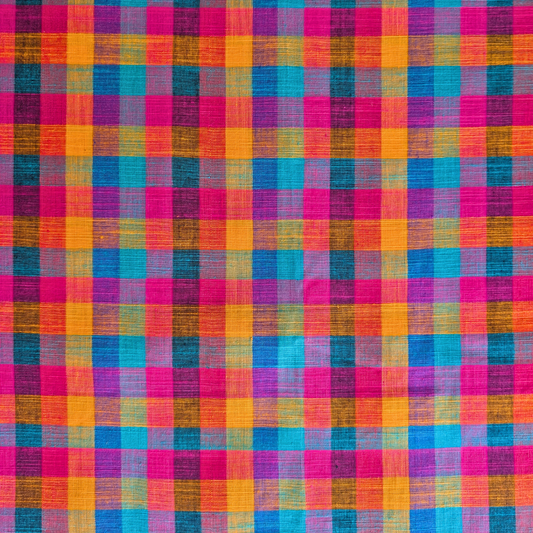 Small colourful south Indian checks