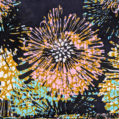 Floral fireworks East African Kitenge