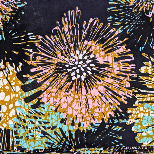 Floral fireworks East African Kitenge