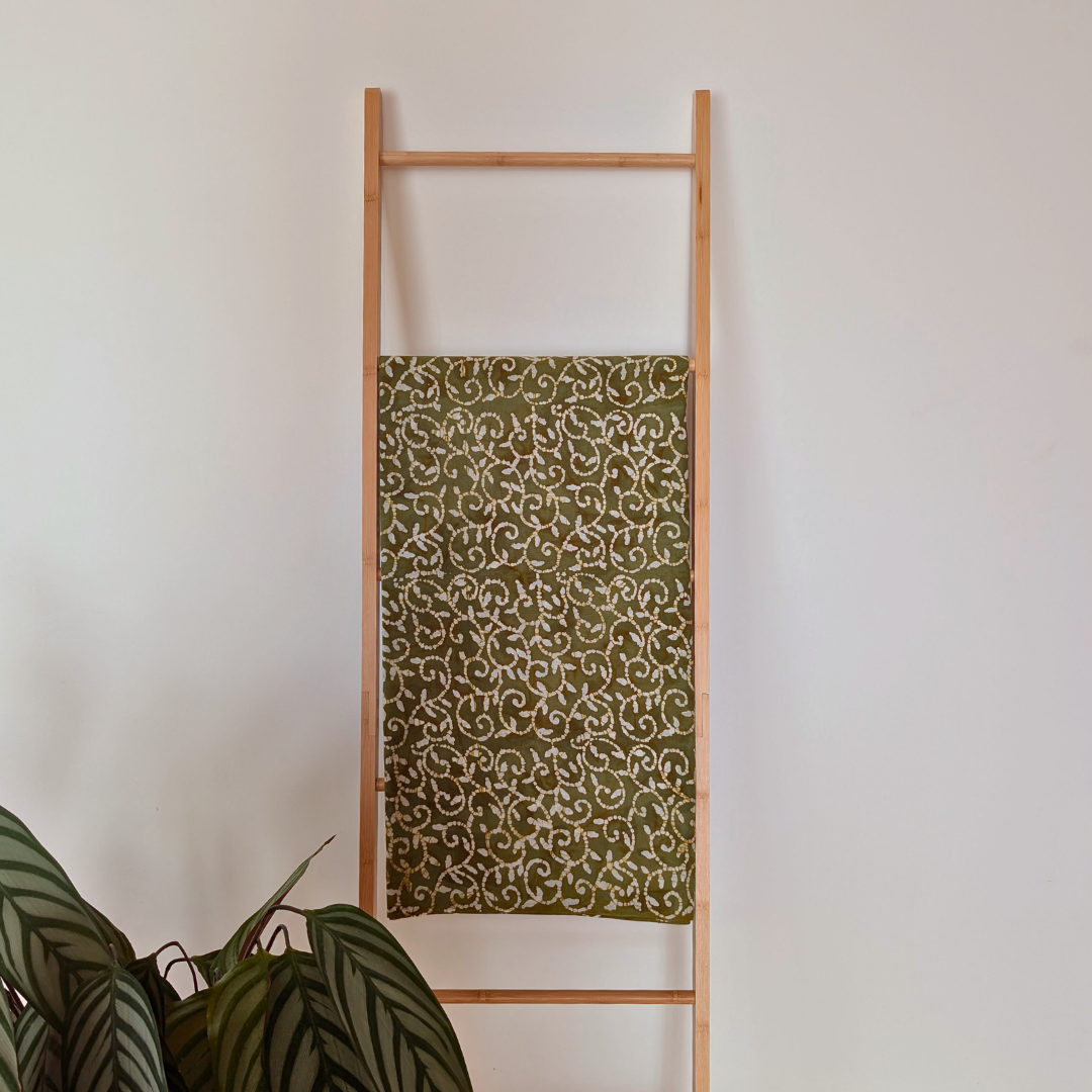 Elegant green modern batik