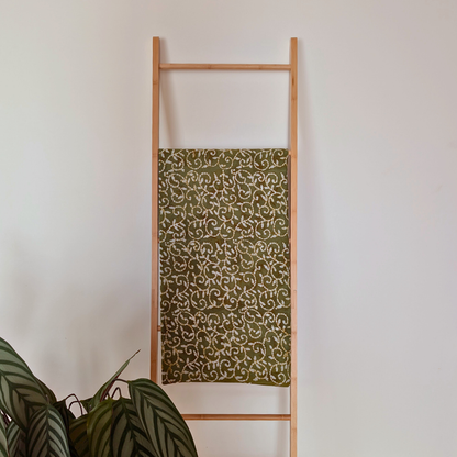 Elegant green modern batik