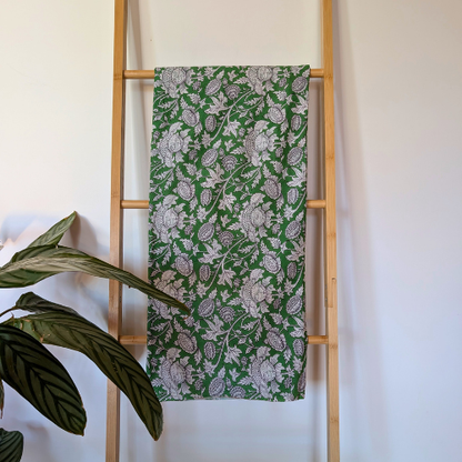 Gorgeous green Jaipur handblock print