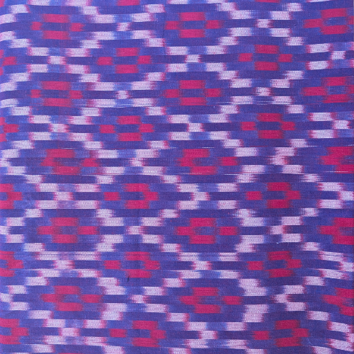 Pure purple woven ikat